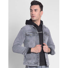 Crimsoune Club Men's Grey Denim Jacket