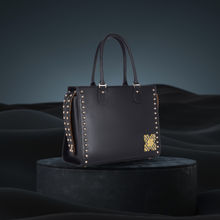 EUME Daffodil Vegan Leather Women Handbag - Black (L)