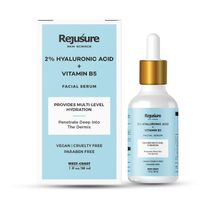 Rejusure 2% Hyaluronic Acid + Vitamin B5 Facial Serum - Provides Multi-Level Hydration