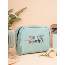 Doodle Collection Premium Vegan Leather Women Cosmetic Pouch - Perfections
