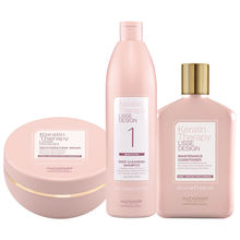 ALFAPARF MILANO Keratin Clarifying Shampoo + Rehydrating Mask + Therapy Conditioner