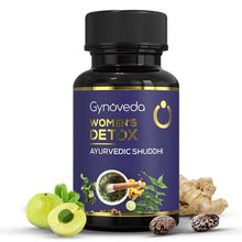 Gynoveda Daily Detox Ayurvedic Supplement, Flush Out Harmful Toxins, Improves Digestion & Metabolism - Pack of 2
