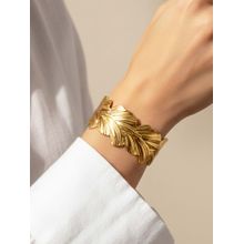 Designs & You Gold Stainless Steel Statement Kada