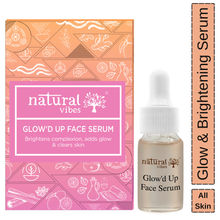 Natural Vibes Glow 'd Up Face Serum With Plant Based Niacinamide