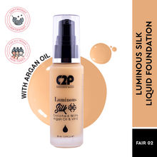C2p Pro Luminous Silk High Coverage Liquid Foundation For Face Makeup