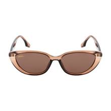 MAGNEQ Brown Cateye Shaped Polarized Sunglasses