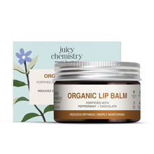 Juicy Chemistry Peppermint & Chocolate Organic Lip Balm -For...