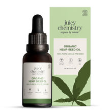 Juicy Chemistry 100% Pure Organic Hemp Seed Cold Pressed Carrier Oil