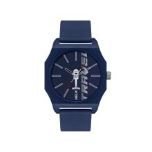 Helix Men Blue Strap Analog Watch Tw041Hg14 (M)