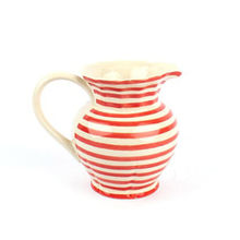 Freedom Tree Stripey Ceramic Water Jug