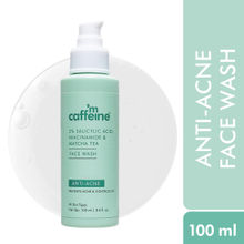 MCaffeine 2% Salicylic Acid Anti Acne Face Wash With Niacinamide & Matcha Tea, For Oil Control