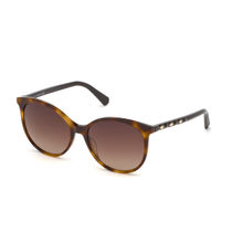 Swarovski Sunglasses Brown Round Women Sunglasses SK0223 56 52F