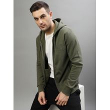 GANT Men Solid Hooded Full Sleeves Sweatshirt