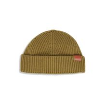 GANT Men Green Self Design Beanie
