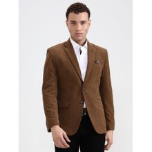 Wyre Men Solid Brown Blazer