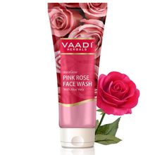Vaadi Herbals Insta Glow Pink Rose Face Wash With Aloe Vera Extract