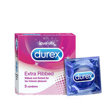 Durex Extra Ribbed Condoms For Men