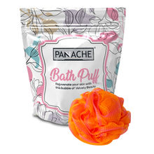 Panache Premium Bath Loofah Sponge Scrubber for Men & Women - Bittersweet Orange