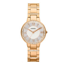 Fossil Virginia Rose Gold Watch ES3284 For Women