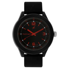 Fastrack Tees NG38003PP05W Black Dial Analog Watch for Unisex
