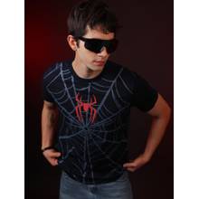 Free Authority Black Marvel Spider-Man Brand New Day Printed Men's Regular Fit T-Shirt