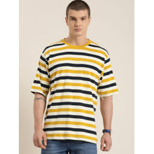 Difference of Opinion Multicoloured Striped Oversized T-shirt