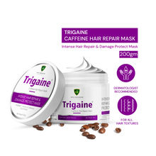 Trigaine Caffeine Hair Repair Mask for Damaged, Dull & Frizzy Hair, Xylishine, Vitamin E & Caffeine