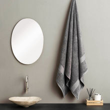 Ddecor Live Beautiful Grey Cotton 500 GSM Bath Towel - Pack of 1