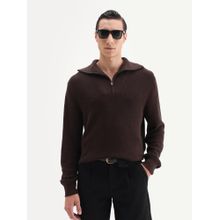 Rare Rabbit Mens Brown Sweater