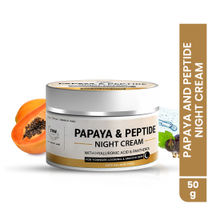 TNW The Natural Wash Papaya & Peptide Night Cream for Healthy Skin with Hyaluronic Acid & Pathenol
