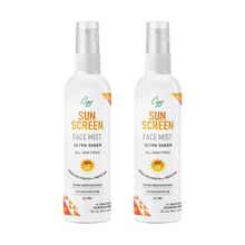 CGG Cosmetics Sunscreen Facial Mist SPF40 PA+++ For All Skin - Pack Of 2