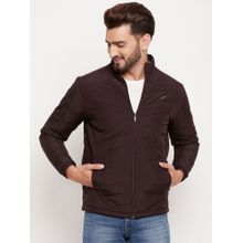 SPIRIT Mens Wine Solid Jacket