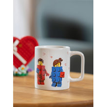 LEGO White Love Ceramic Coffee & Tea Mug