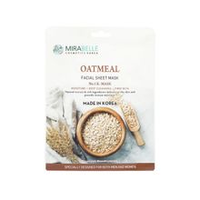 Mirabelle Oat Meal Facial Sheet Mask For Skin Nourishment