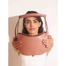 Clotche Moon Peach Handbag for Womens (M)