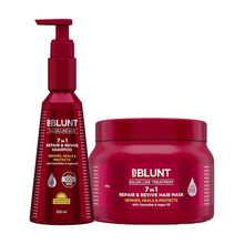BBlunt 7 In 1 Repair & Revive Shampoo & Hair Mask Combo