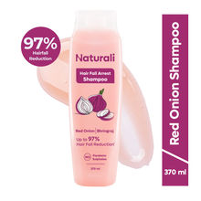 Naturali HairFall Arrest Shampoo with Red Onion & Bhringraj That Reduces Hair Fall, Boosts Scalp Health & Hair Growth 180 ml