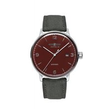 Zeppelin Mens Automatic Watch with Date and Sea Plastic Strap (M)