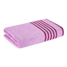 Layers Basics 100% Cotton 380 GSM Bath Towel Orchid Bouquet (Purple) (L)