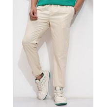 HIGHLANDER Men Solid Drawstring Off White Joggers