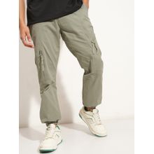 HIGHLANDER Men Relaxed Fit Cargo Styles Cotton Joggers