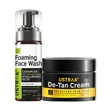 Ustraa Foaming Face Wash For Sensitive Skin & De Tan Cream