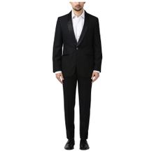 Park Avenue Solid Black Suits (Set of 2)