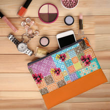 Doodle Collection Ethnic Blocks Pouch