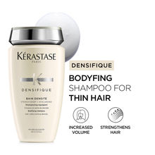 Kerastase Densifique Shampoo For Thinning Hair, With Hyaluronic Acid, Adds Volume