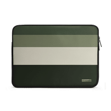 DailyObjects Green Quad Zippered Sleeve For Laptop/macbook