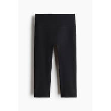 H&M Women Black Capri sports leggings with SoftMove