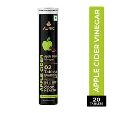 Auric Apple Cider Vinegar, 20 ACV Tablets With Vitamin B6 & B12, Weight Loss & Metabolism Benefits