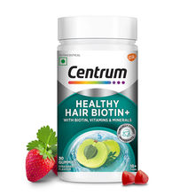 Centrum Healthy Hair Biotin+ Gummies - Strawberry