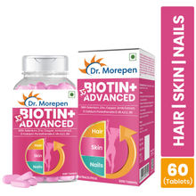 Dr. Morepen Biotin For Hair Growth, Glowing Skin & Healthy Nails, Multivitamins, Natural Extracts